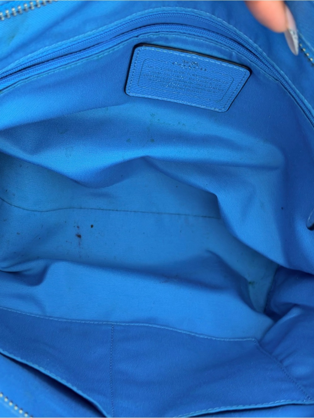 *pre-loved* Vintage COACH city tote with zipper - Picture 6 of 8